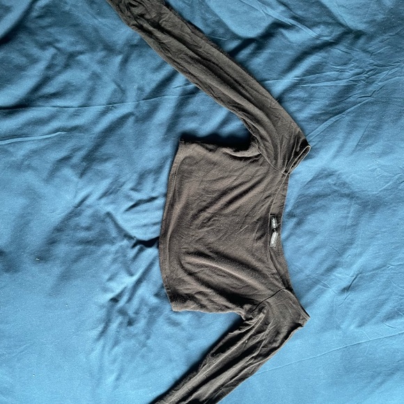 Cropped, Off-Shoulder Naked Wardrobe Top - Picture 1 of 2